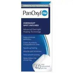 PanOxyl overnight acne spot patches- 40 hydrocolloidal patches