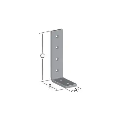 Heavy Load Angle Asymetric 90° 25X50X350