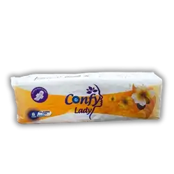 Confi Feminine Sanitary Pads, 8 Count