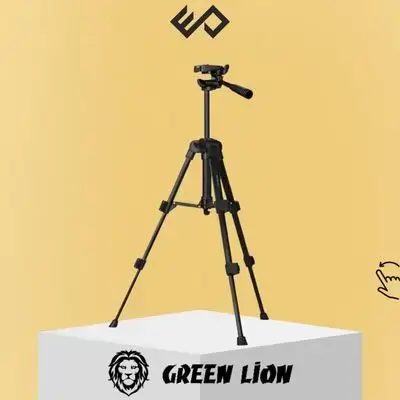 Green Lion GTP-50 Tripod Professional Aluminum - Black
