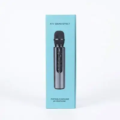 K3 Portable Wireless Karaoke Microphone – Black / Red / Golden / Rose Gold