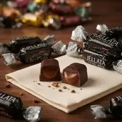 Jellata Cocoa Coated Toffee - Black Wrapper - Half Kilo