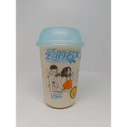 Japanese Love Juice With Fruit Pieces 450Ml Peach