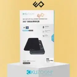 KUZOOM 360° Anti-Spy Full-Screen Tempered Glass for iPhone 16 Pro Max