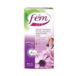 Fem Legs & Body Calendula Wax Strips For Normal Skin 20 Pieces