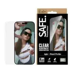 SAFE. by PanzerGlass® Screen Protector iPhone 17 Pro Max | Ultra-Wide Fit w. EasyAligner