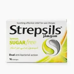 Strepsils Lemon Sugar free 24 lozenges