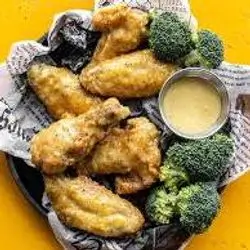 Marinated Wings With Honey Mustard Sauce