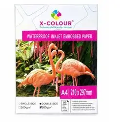X-COLOUR WATER PROOF INKJET EMBOSSED PAPER