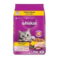 Whiskas Chicken Adult Cat Dry Food 1+ Year 1.2 Kg