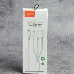 VIDVIE 3 in 1 Multi Charging Data CAble