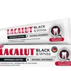 Lacalute black & white tooth paste
