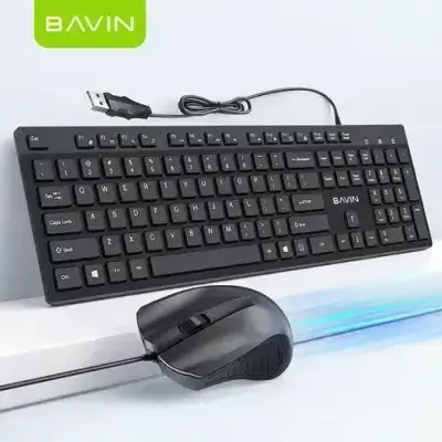 BAVIN K989 Wired Keyboard & Mouse Set Extra Durable