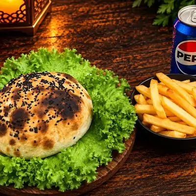 Combo Bomb meat burger