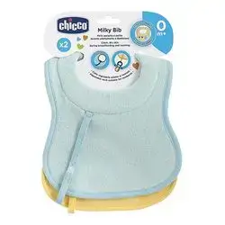 Chicho milky bib 0+m extra absorbent two pieces