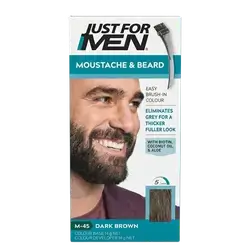 Mustache & Beard Dye M-45 DARK BROWN 28g _ Just For Men