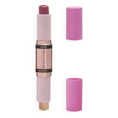 Makeup Revolution Blush & Highlight Stick -Mauve Glow