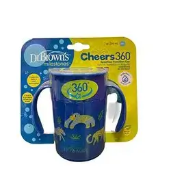 Cheers360 (Spoutless Transition Cup) Blue 6m+ 200ml_Dr.Brown's