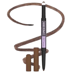 Express Brow 2-In-1 Pencil and Powder Eyebrow 255 Soft Brown _ Maybelline
