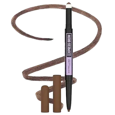 Express Brow 2-In-1 Pencil and Powder Eyebrow 255 Soft Brown _ Maybelline