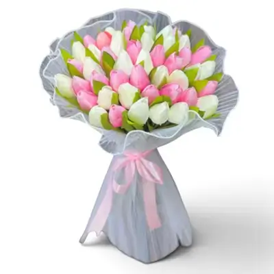 Flower bouqet tulip artificial 48 flower