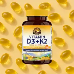 Vitalitown Vitamin D3 10000 IU-K2 200 mcg
