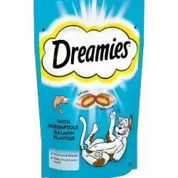 Dreamies Cat Biscuit Salmon Flavour 60g