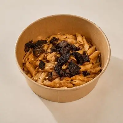 Alfredo Pasta with Meat