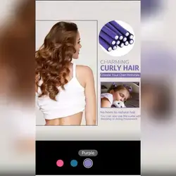 10pcs Random Color Hair Curler, Casual Home Essentials