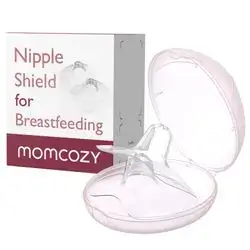 MOMCOZY Nipple Shield For Breast Feeding(L)
