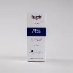 Eucerin Urea Repair Replenishing Face Cream 5% Urea 48h dry skin relief 50ml