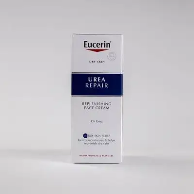 Eucerin Urea Repair Replenishing Face Cream 5% Urea 48h dry skin relief 50ml