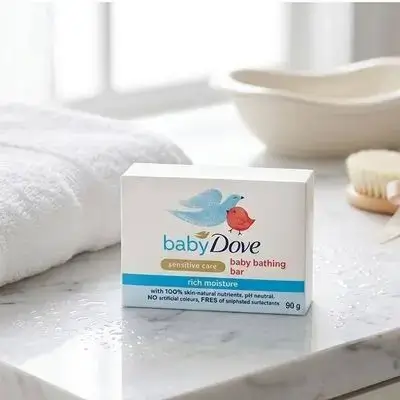 baby Dove sensitive care baby bathing bar 90g