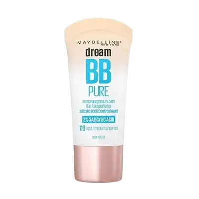 Dream BB Pure Skin Clearing Beauty Balm 2% Salicylic Acid 110 Light 30ml _ MAYBELLINE NEW YORK
