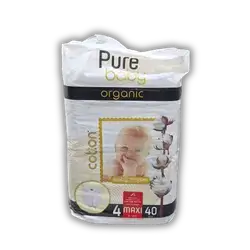 Pure Baby Jumbo Diapers, Size 4, 40 count