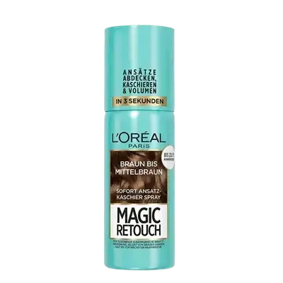 Magic Retouch Instant Root Concealer Spray BROWN TO MEDIUM BROWN 75ml _ L'OREAL PARIS