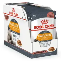 Royal Canin ( Hair & Skin ) In Gravy 12 PCS