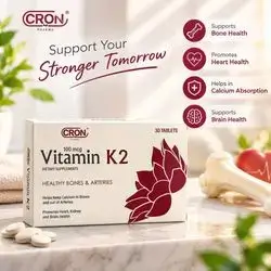 CRON Vitamin K2 100mcg (30 Tablets)