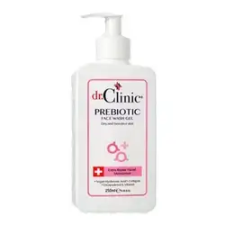 dr.Clinic Prebiotic Face Wash Gel for Dry & Sensitive Skin 250ml