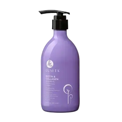 Biotin & Collagen Shampoo for Thin & Dry Hair 500ml _ LUSETA