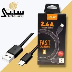 Cable Chager Type C (LDNio) Fast 2.4A (2M Length)