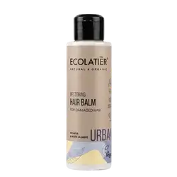 Restoring Hair Balm for Damaged Hair Argana & White Jasmine 100ml _ ECOLATIER