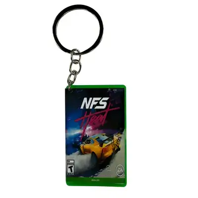 NFS Heat Mini CD Keychain – Xbox Edition