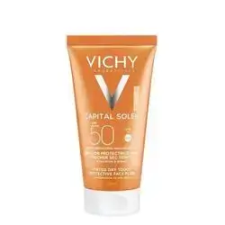 capital soleil spf50 tinted dry touch anti shine cream for oily-combination skin 50ml