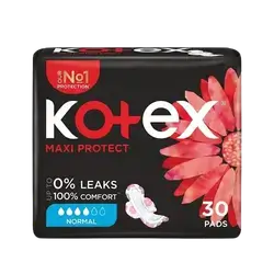 Kotex Maxi Protect Normal 30 Pads _ Kimberly-Clark