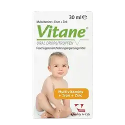 Oral Drops Multivitamin + Iron + Zinc 30ml _ Vitane