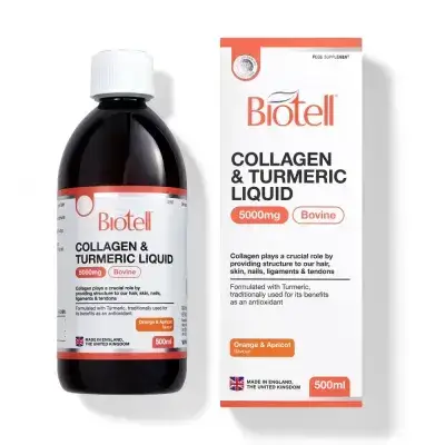 Collagen & Turmeric Liquid 5000mg Bovine 500ml