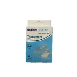 Medisist Transparent First Aid Strip 24 plasters