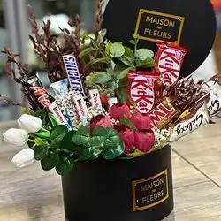 Industrial Flower & Chocolate Box