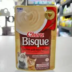 Inaba Churu Bisque ( Chicken With Beef Recipe )  40g
